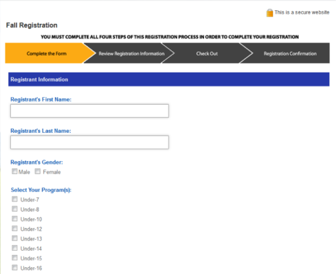 tcteams.com online registration form